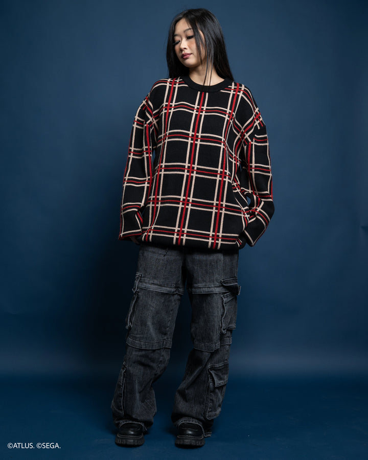 Shujin Academy Plaid Sweater