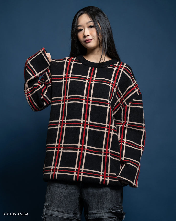Shujin Academy Plaid Sweater