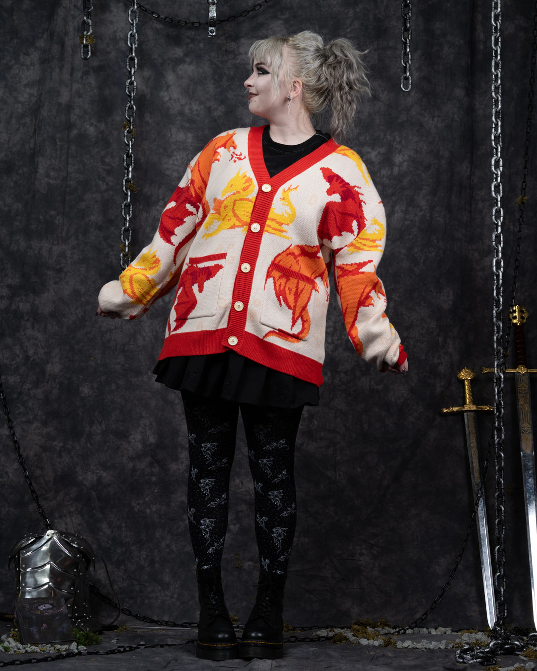 Dragon' Around Cardigan