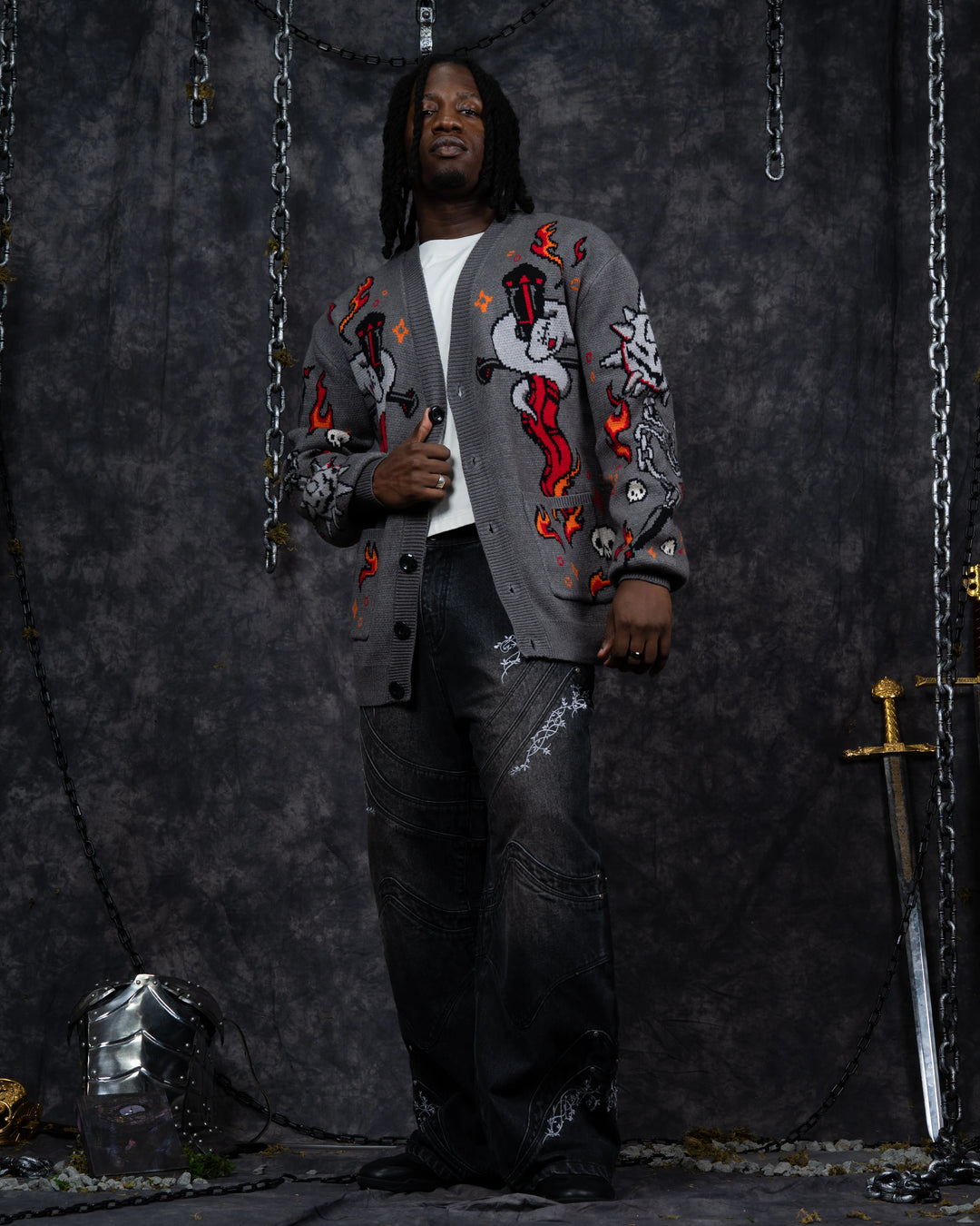 Cursed Weapon Cardigan