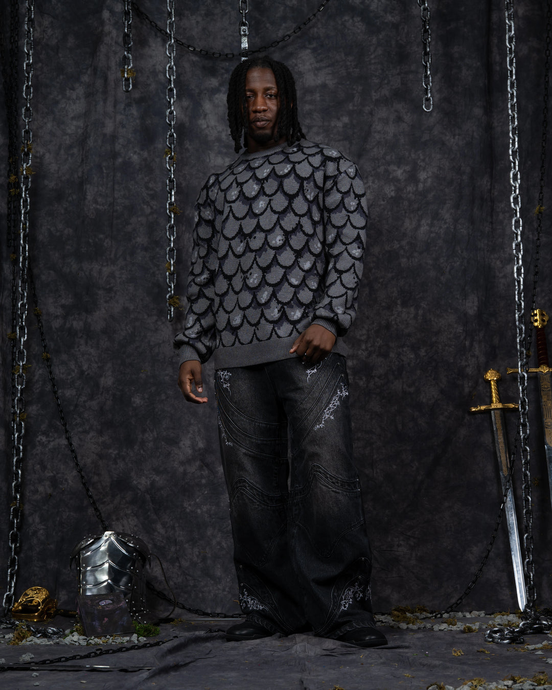 Black Dragon Sweater