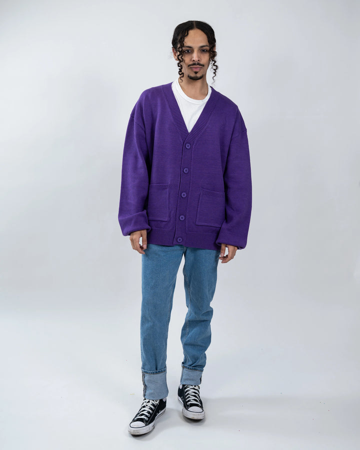 The DEEPEST Purple Cardigan