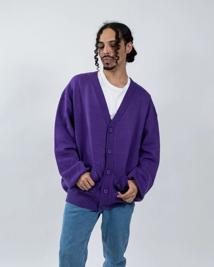 The DEEPEST Purple Cardigan