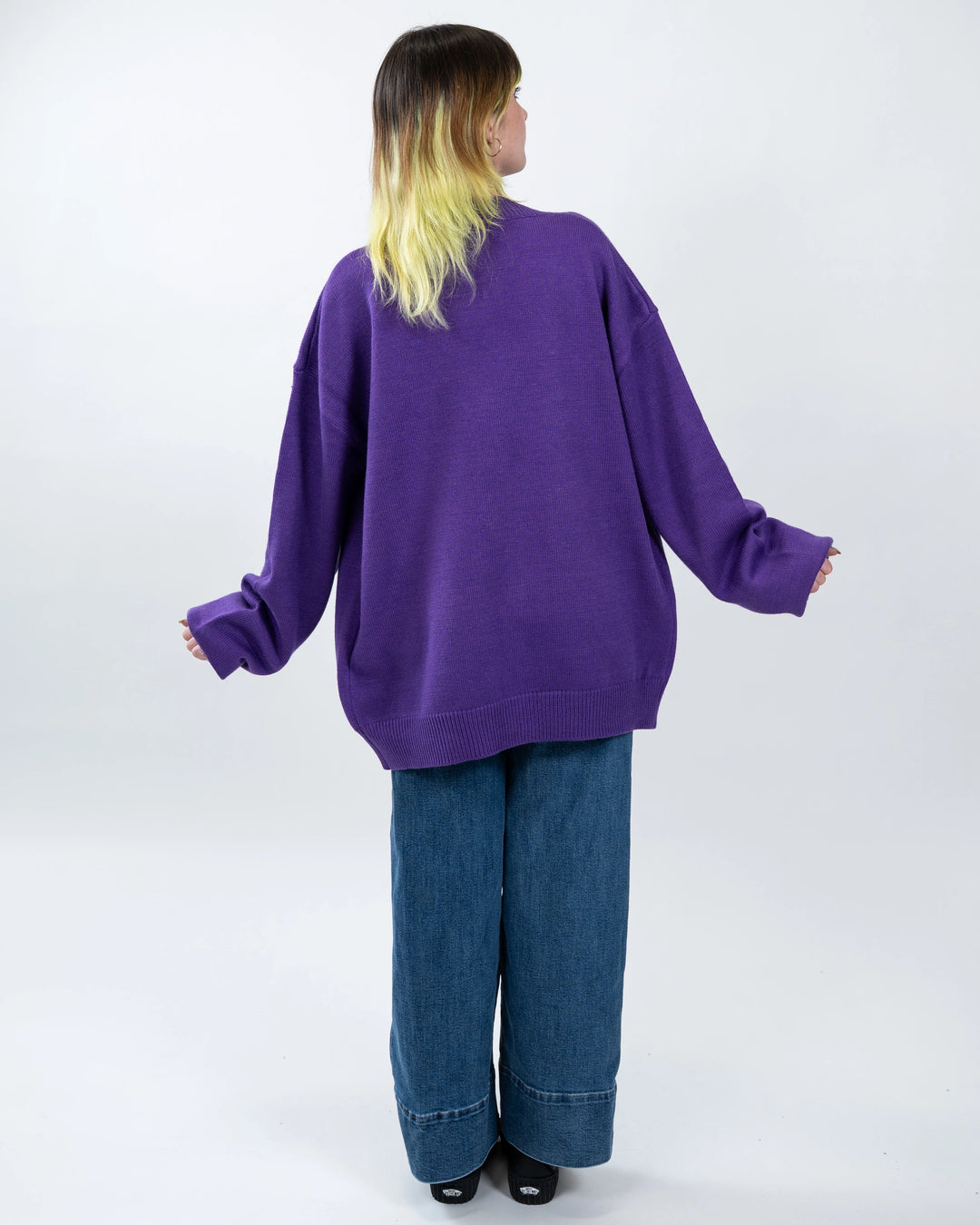 The DEEPEST Purple Cardigan