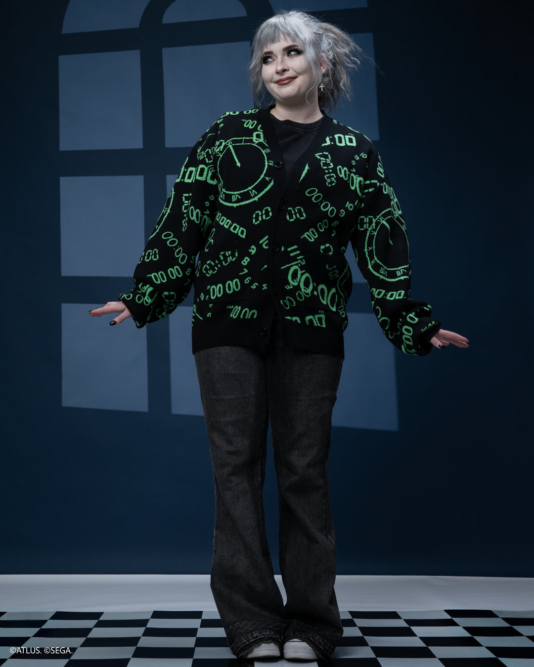 Dark Hour Patterned Cardigan