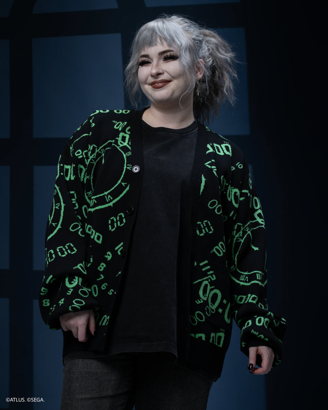 Dark Hour Patterned Cardigan