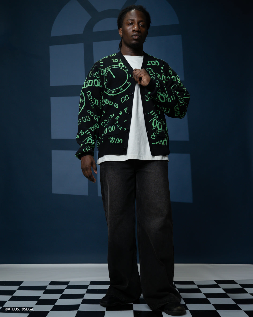 Dark Hour Patterned Cardigan