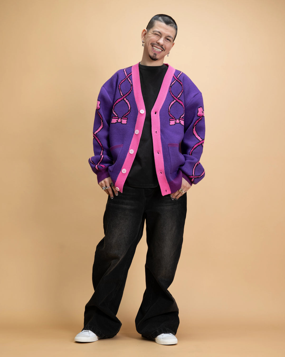 Ribbon Horse Cardigan