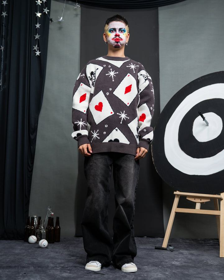 Playing Card Sweater