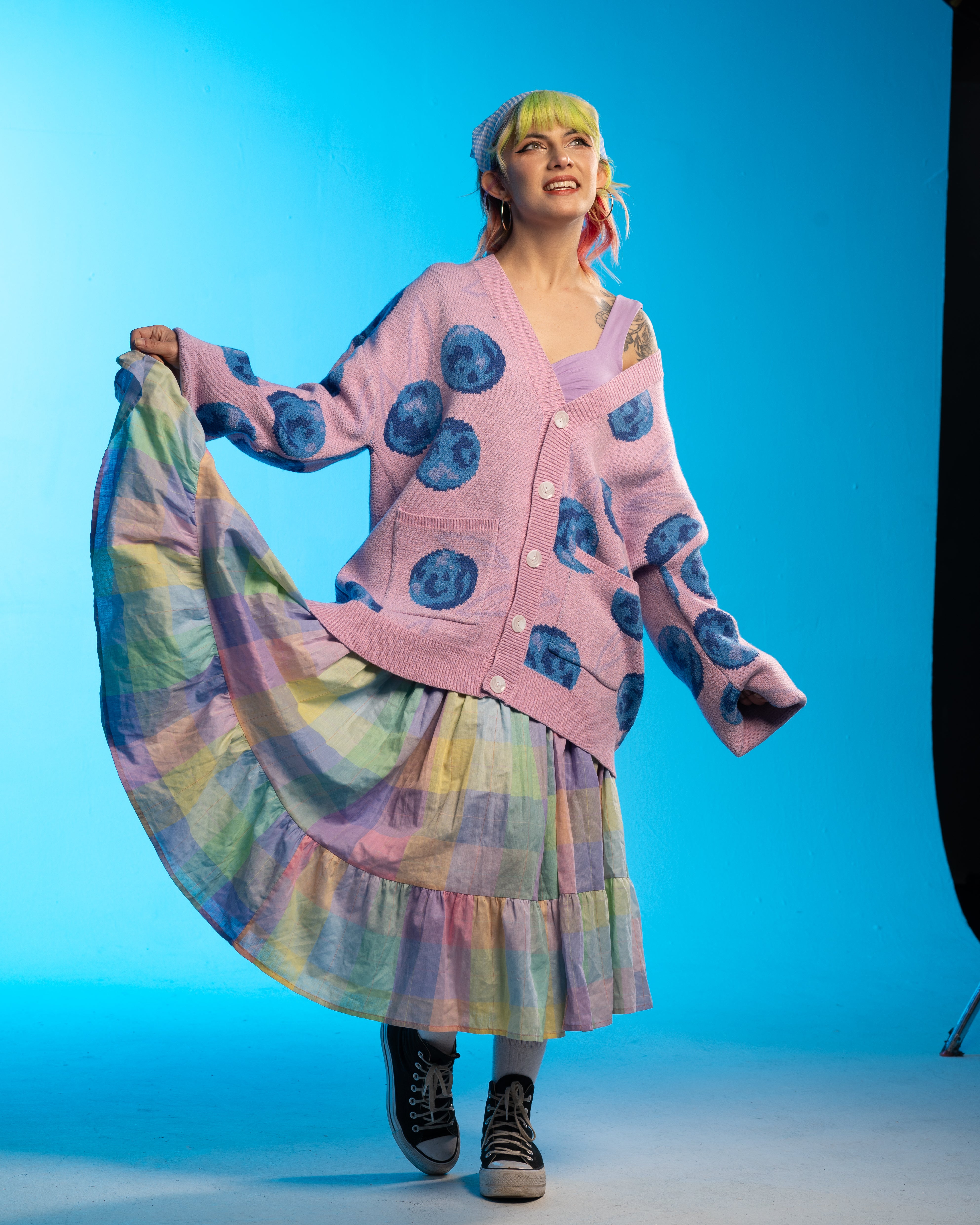 Feelin Blue-Berry Cardigan – Steady Hands