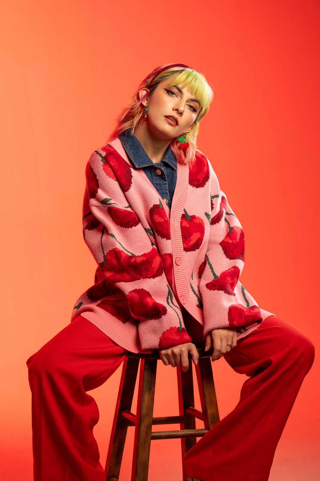 Cherry Nice Cardigan