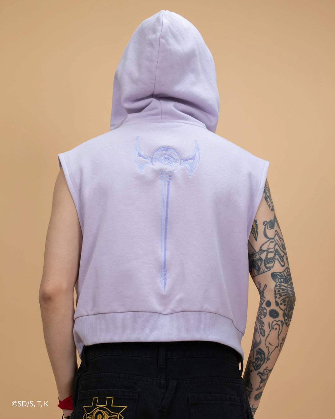 Cropped Marik Millennium Rod Hoodie