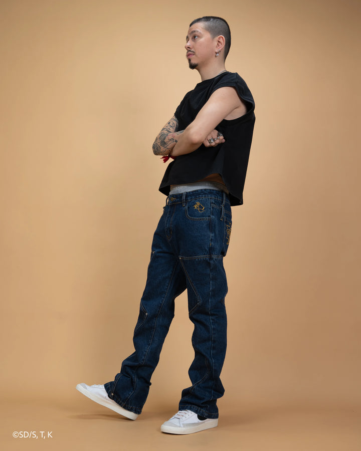 Blue Wash Duelist Denim Slim Fit