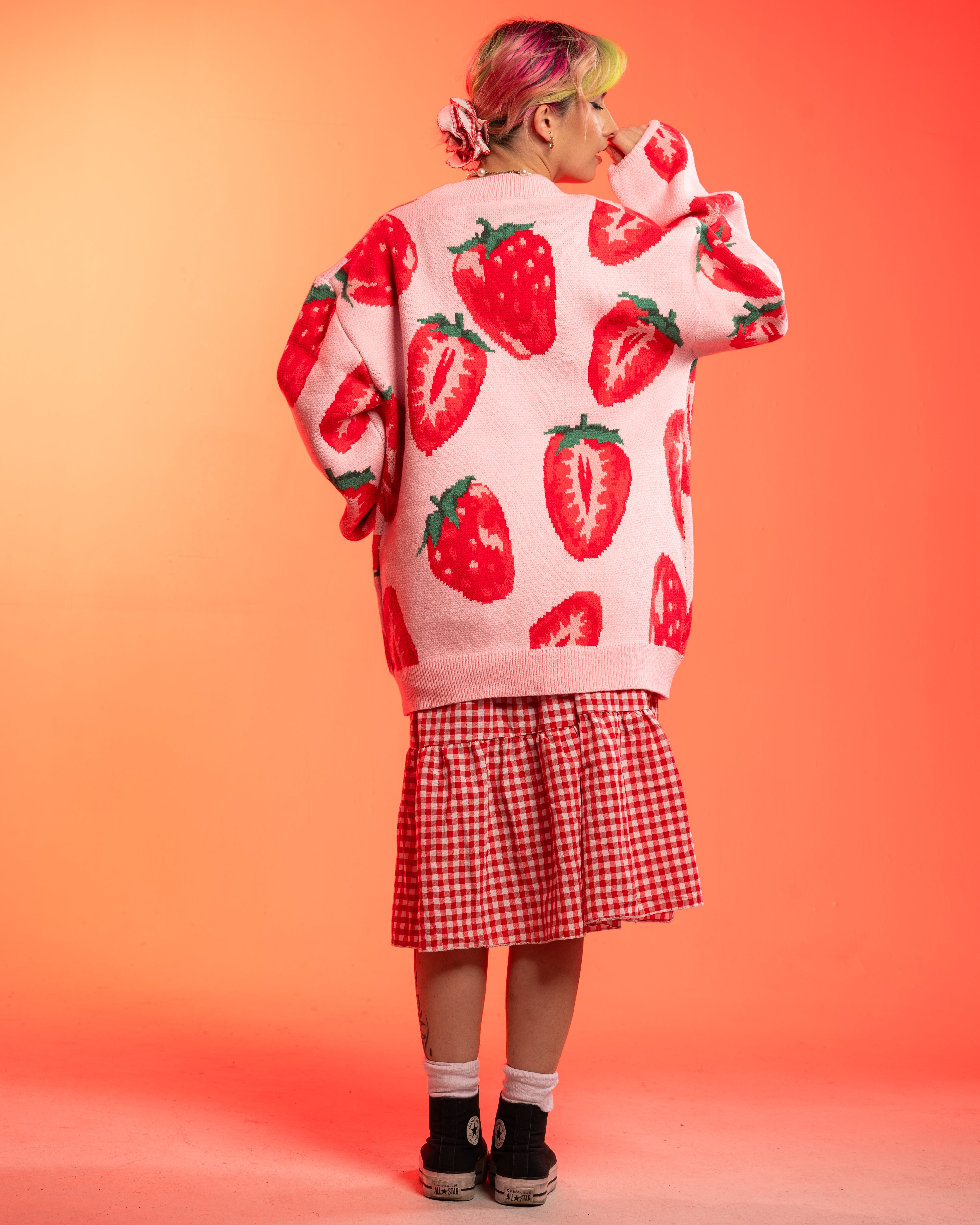 Strawberry With Me Cardigan – Steady Hands