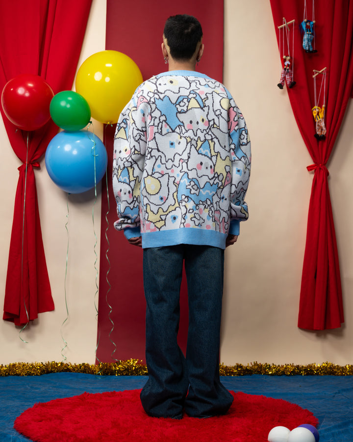 Cat Clown Cardigan
