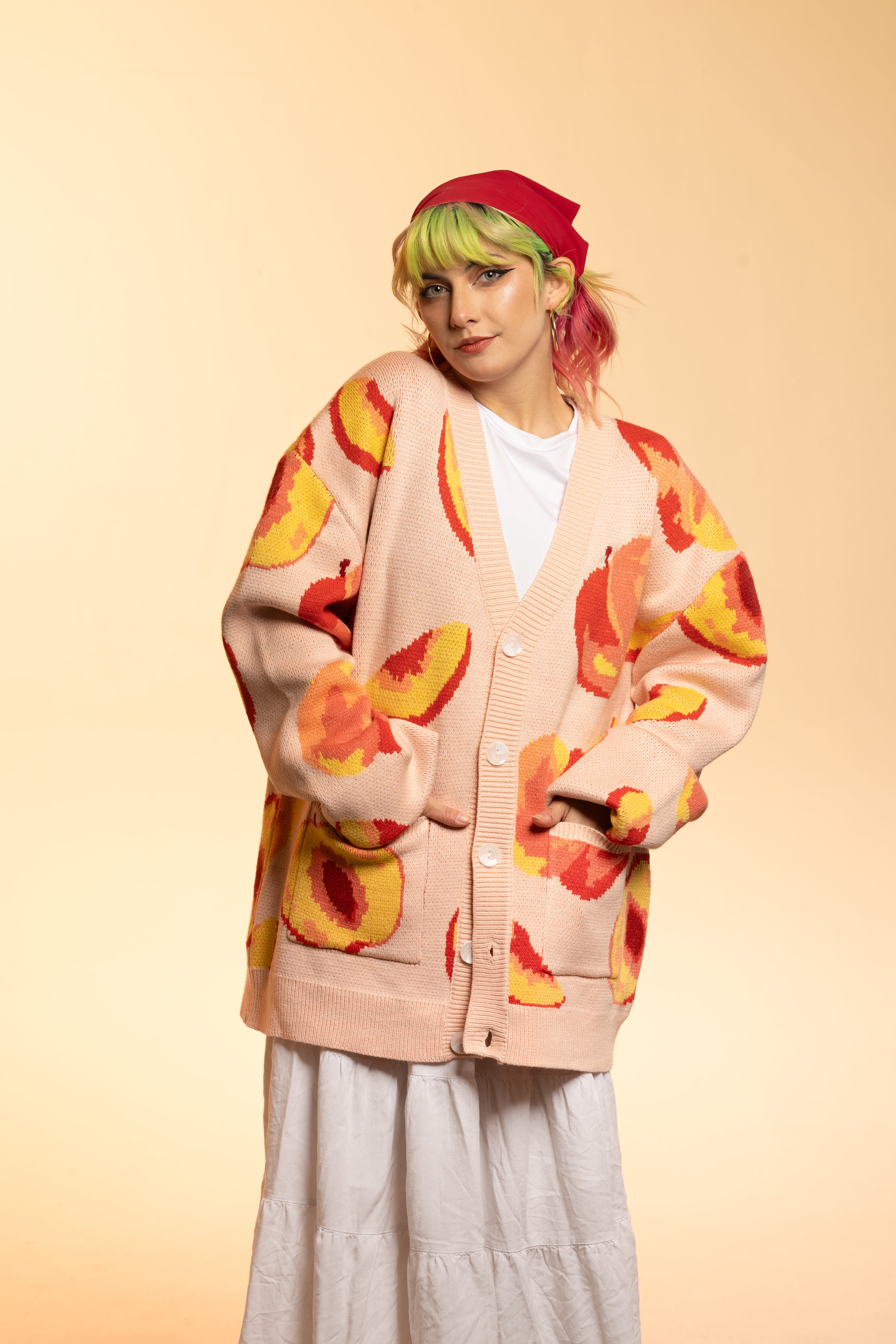 Just Peachy Cardigan – Steady Hands