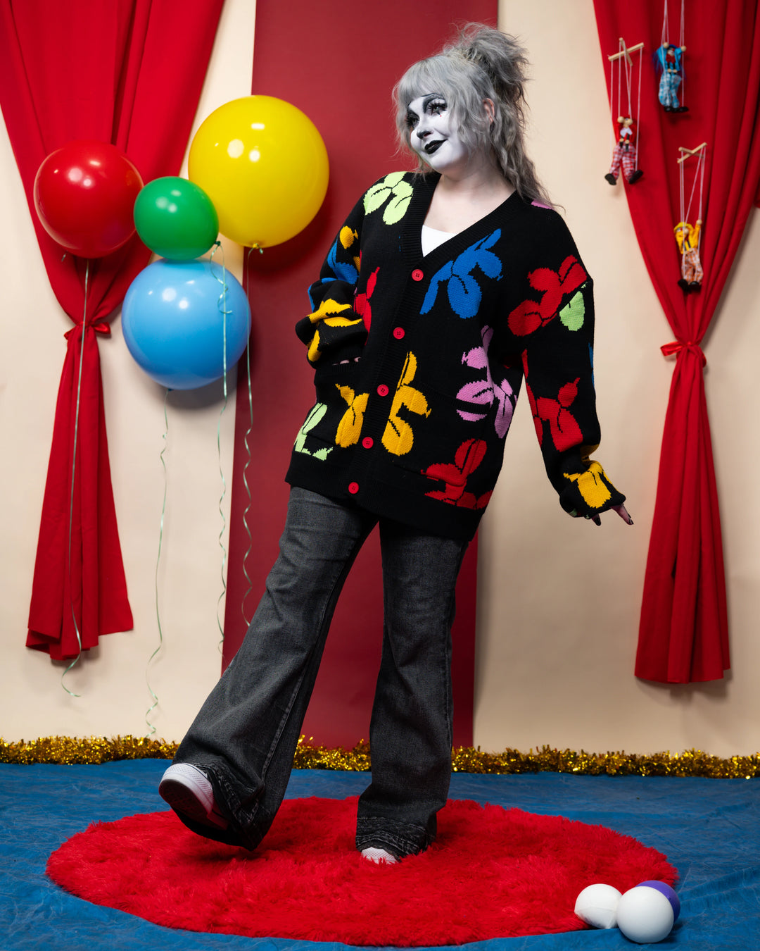 Balloon Animal Cardigan