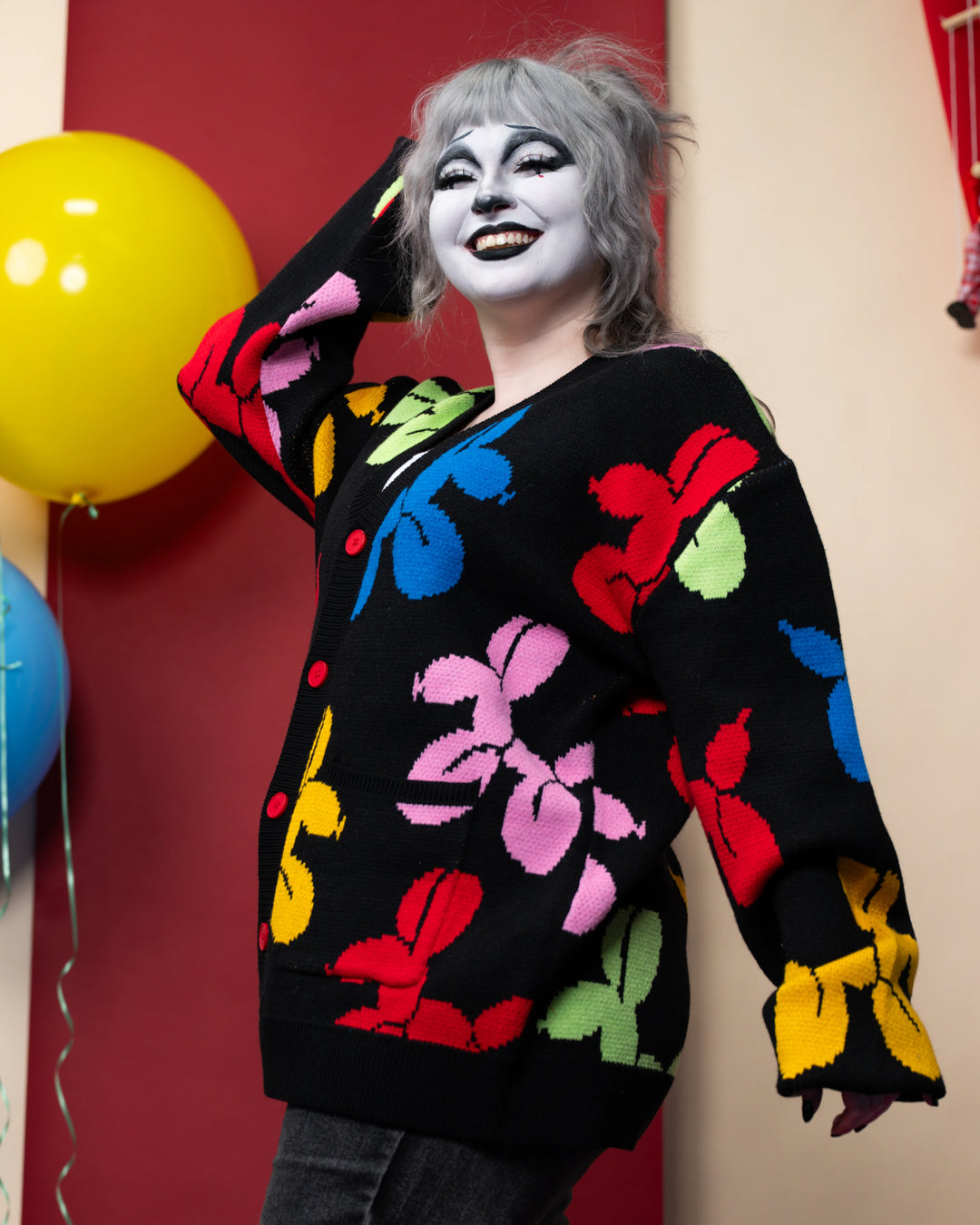 Balloon Animal Cardigan