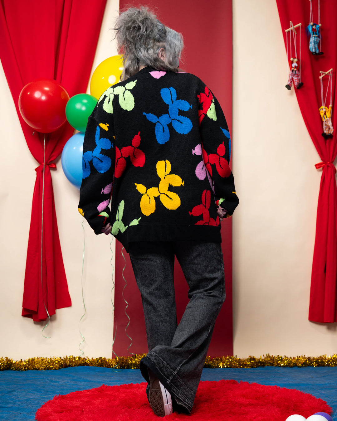 Balloon Animal Cardigan