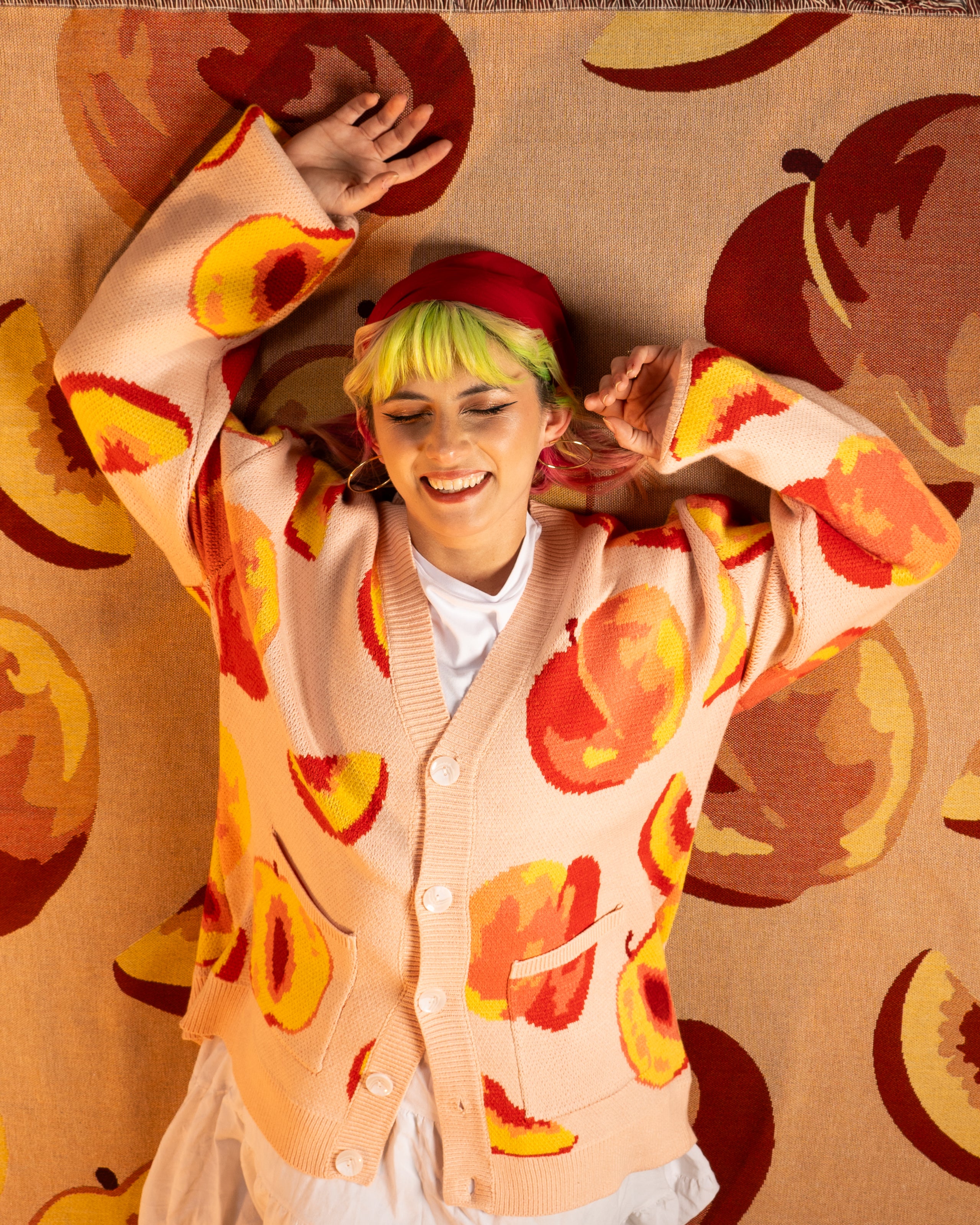 Just Peachy Cardigan – Steady Hands