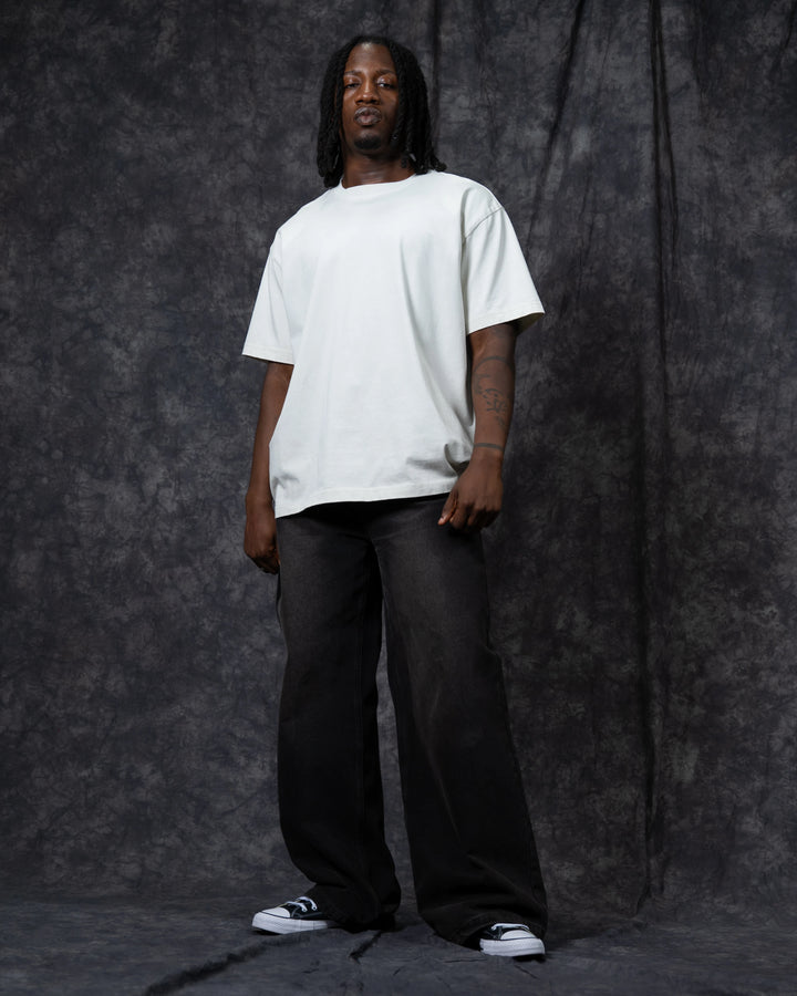 Off White Washed Tee