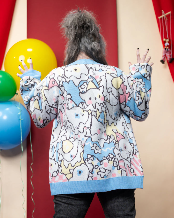 Cat Clown Cardigan