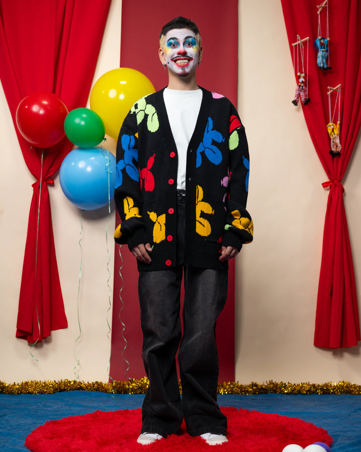 Balloon Animal Cardigan