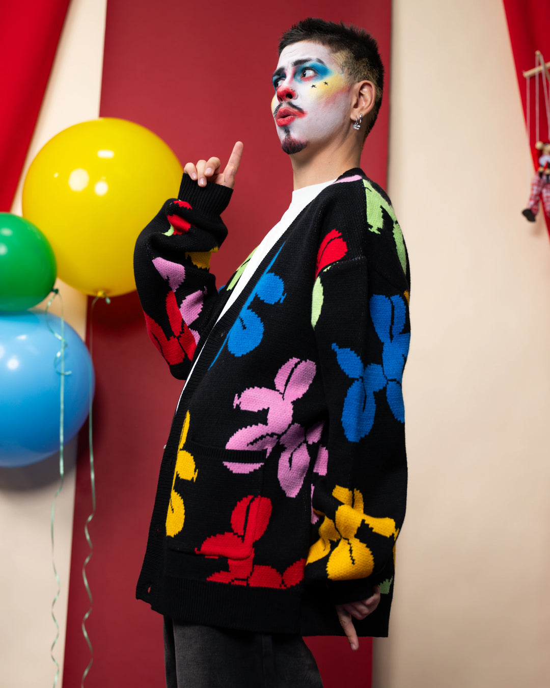 Balloon Animal Cardigan