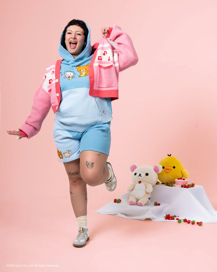 Korilakkuma Dance Cropped Cardigan