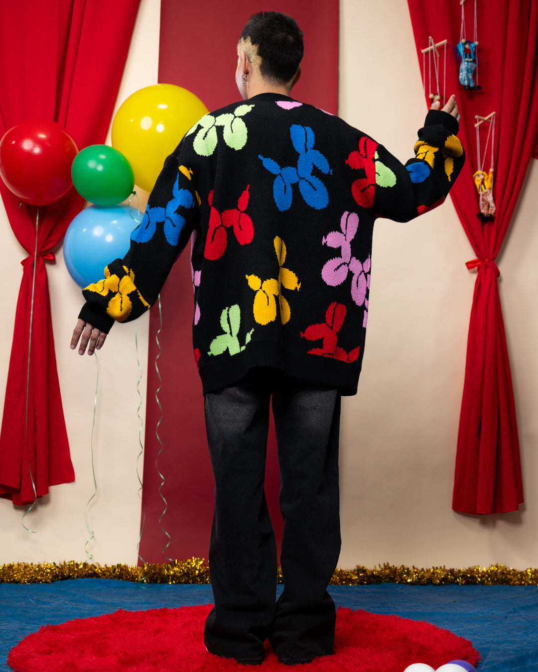Balloon Animal Cardigan
