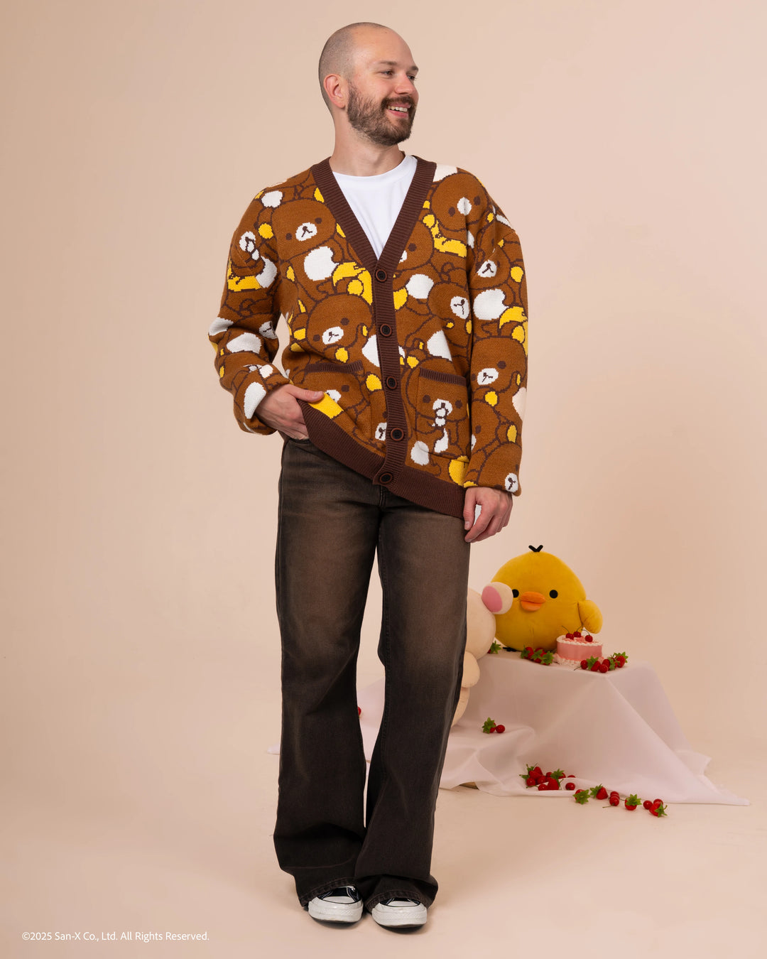 Stacked Rilakkuma Cardigan