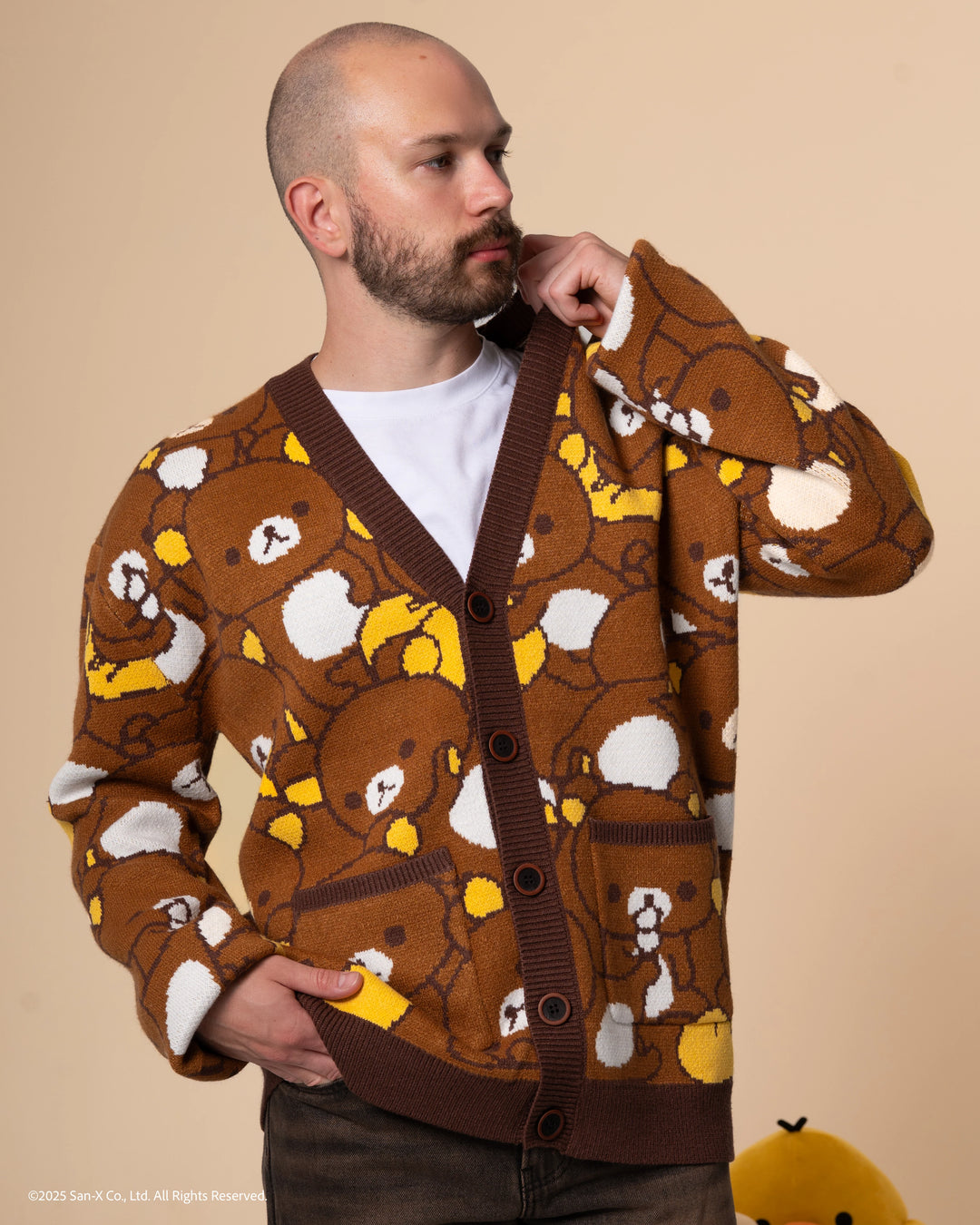 Stacked Rilakkuma Cardigan
