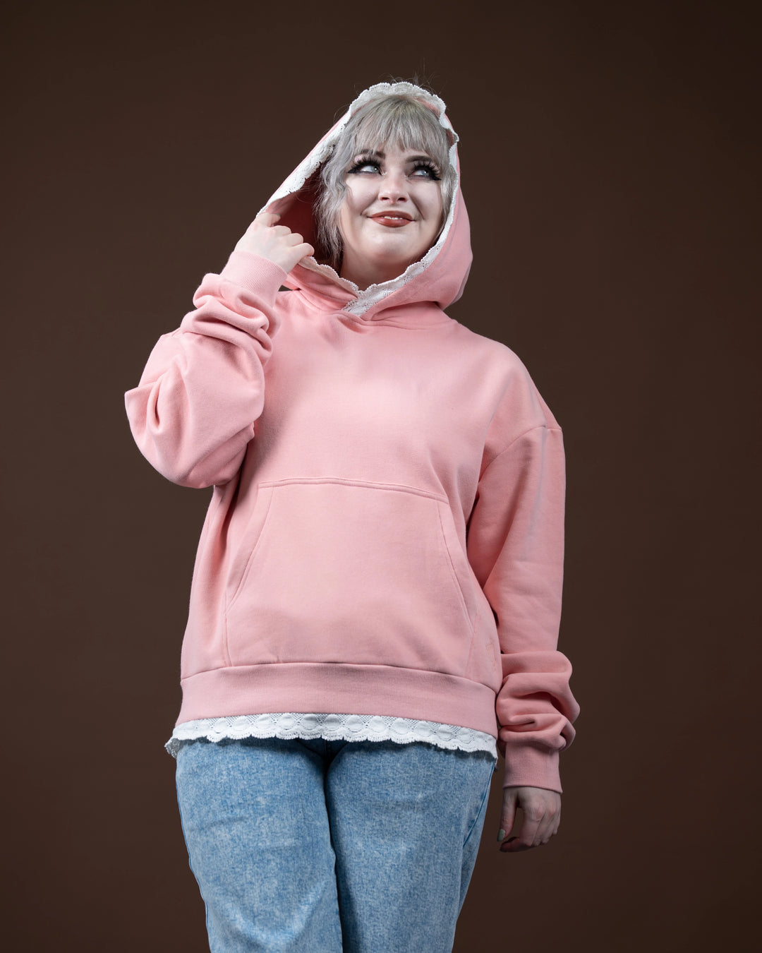 Basics Lace Hoodie