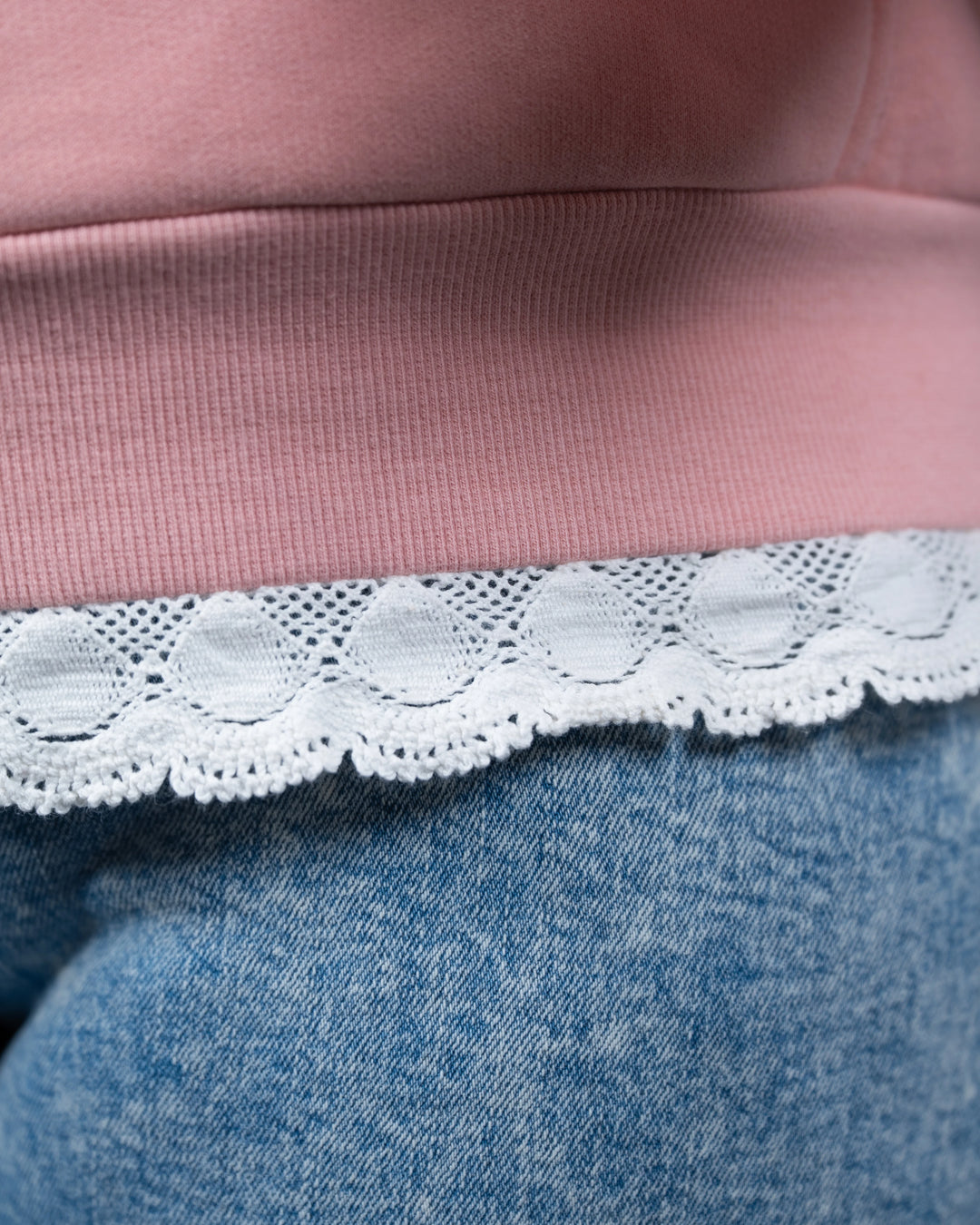 Basics Lace Hoodie
