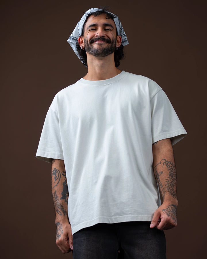 Off White Washed Tee