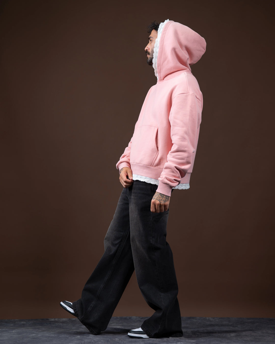Basics Lace Hoodie