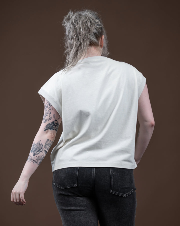 Off White Washed Tank