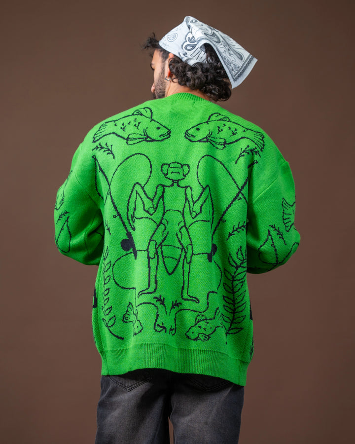 Mantis Man Cardigan
