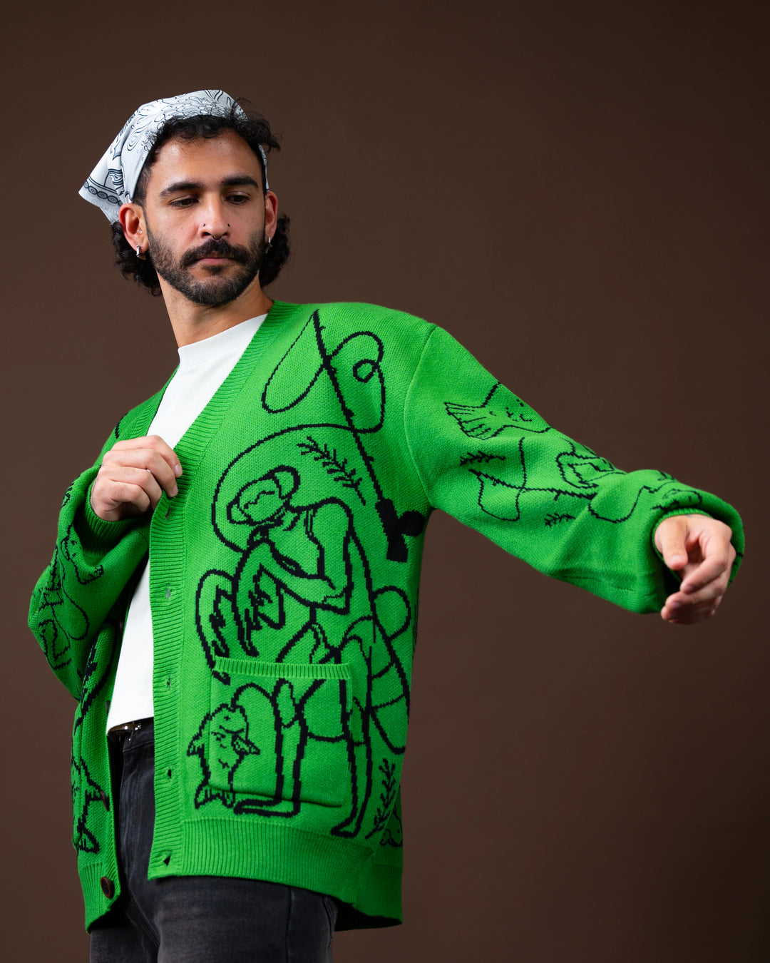 Mantis Man Cardigan