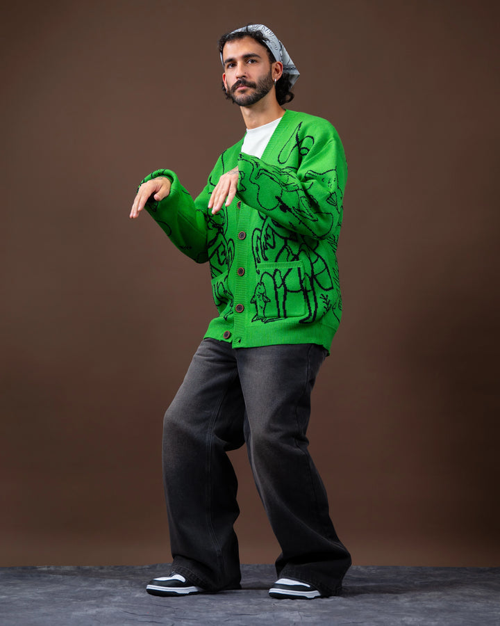 Mantis Man Cardigan