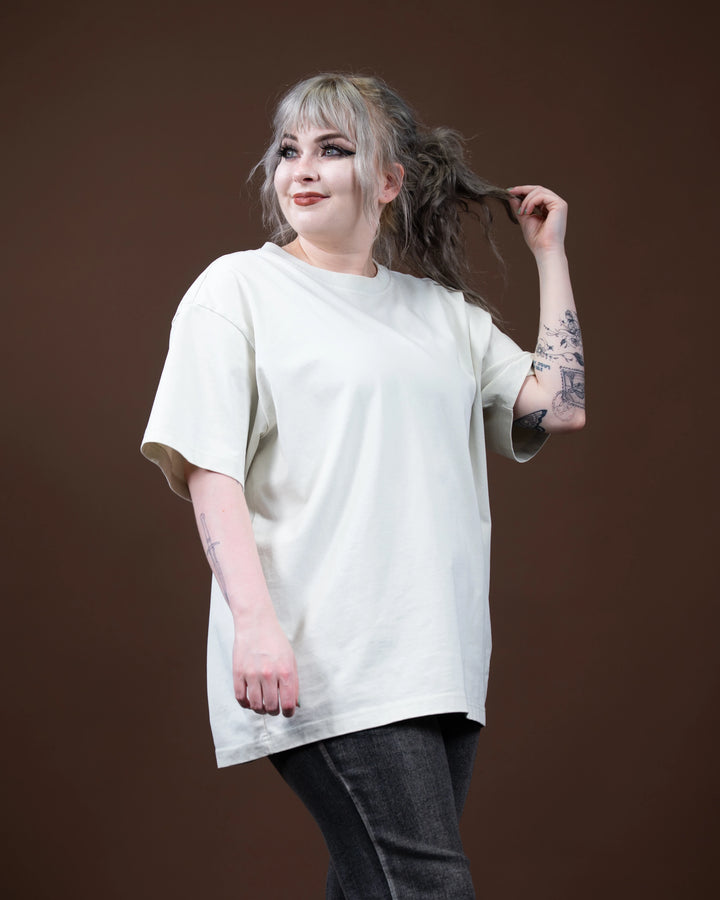 Off White Washed Tee