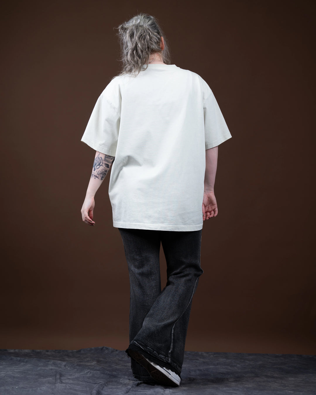 Off White Washed Tee
