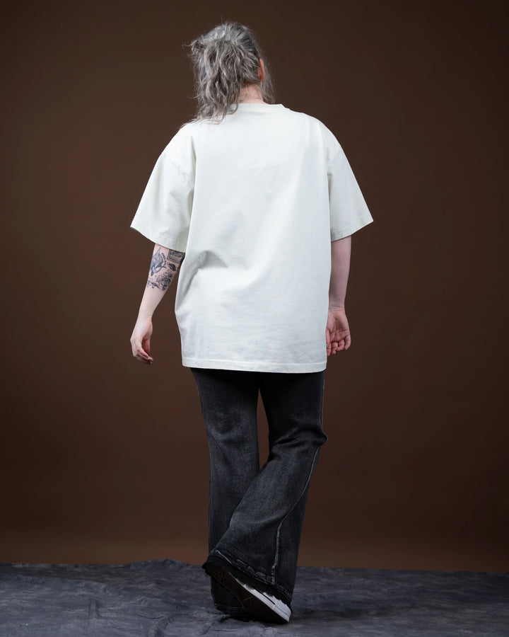 Off White Washed Tee