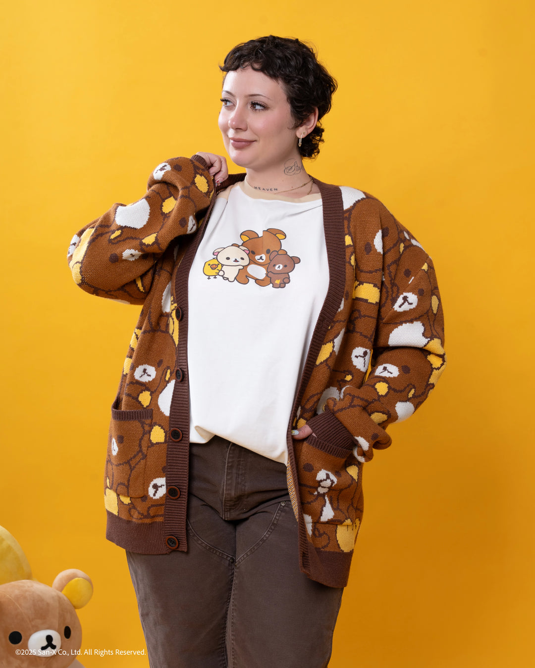 Stacked Rilakkuma Cardigan – Steady Hands Stacked Rilakkuma Cardigan – Steady Hands