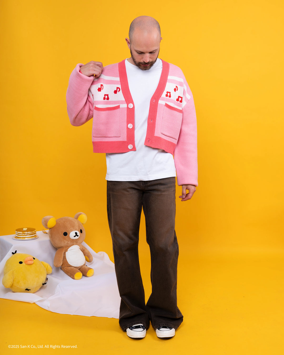 Korilakkuma Dance Cropped Cardigan – Steady Hands Korilakkuma Dance Cropped Cardigan – Steady Hands