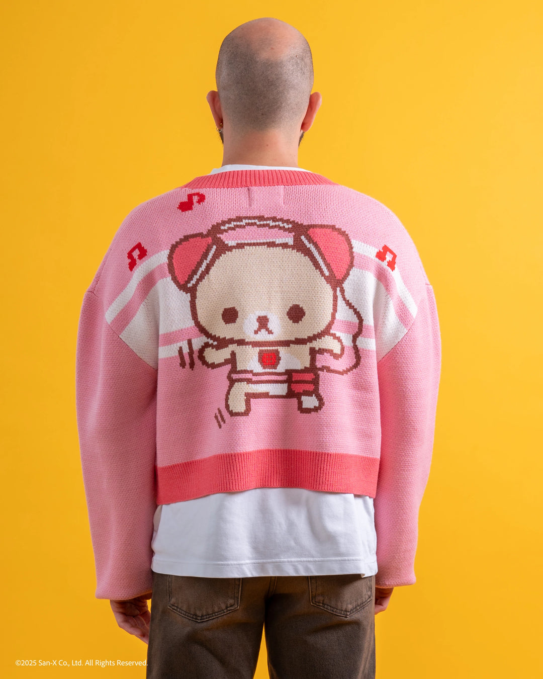 Korilakkuma Dance Cropped Cardigan