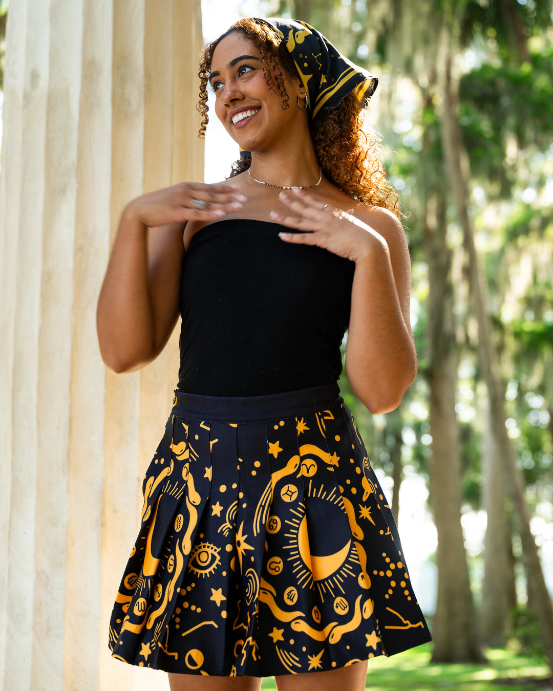 Celestial Mini Skirt – Steady Hands Celestial Mini Skirt – Steady Hands