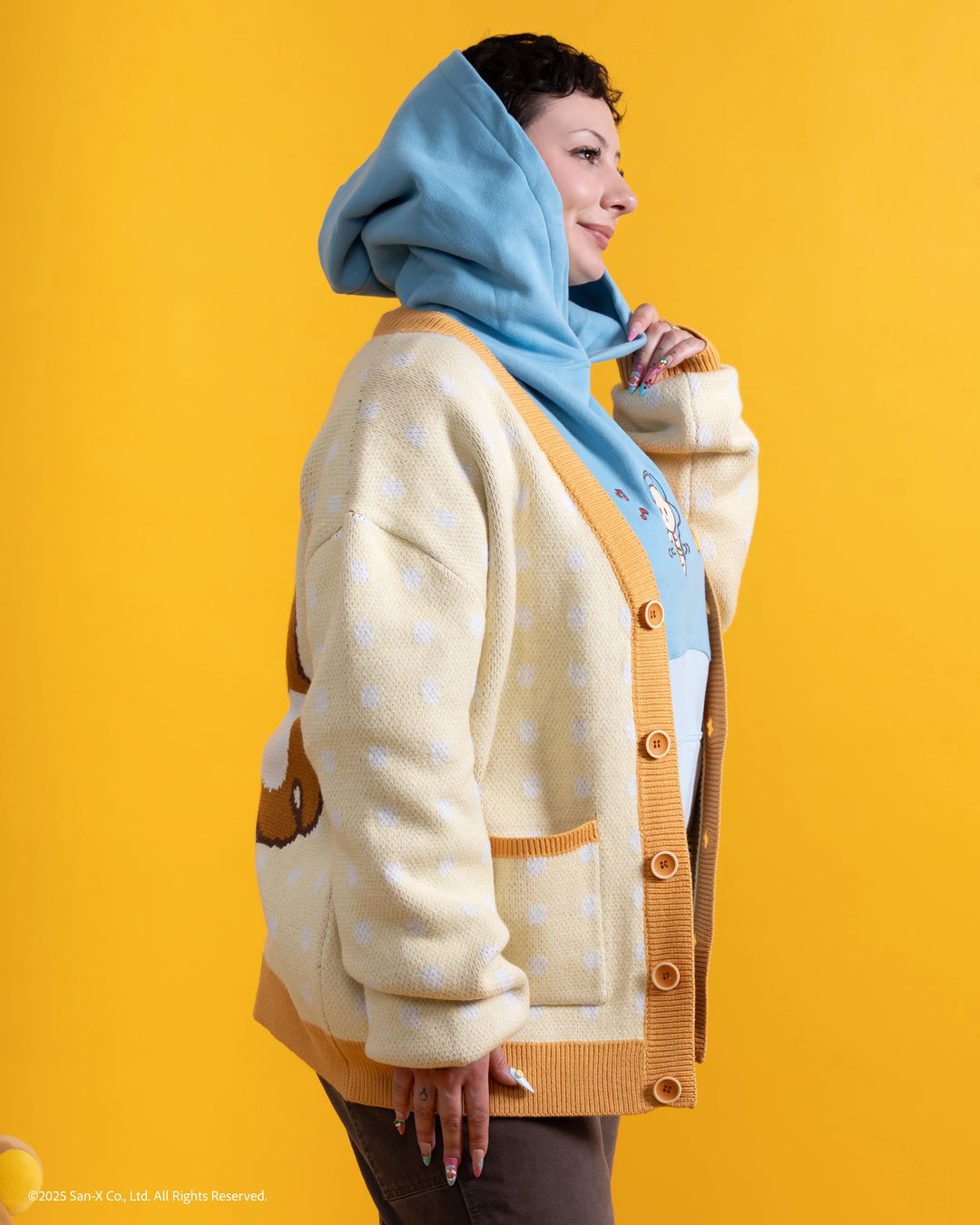 Polka Dot Rilakkuma Cardigan