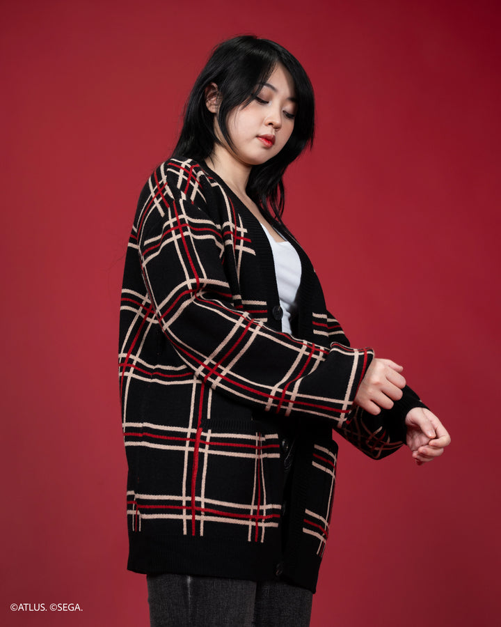 Shujin Academy Plaid Cardigan