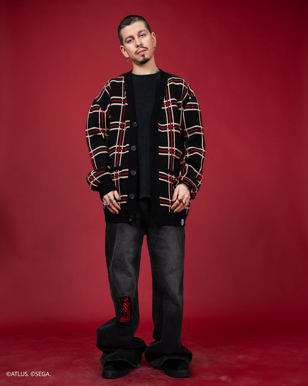 Shujin Academy Plaid Cardigan